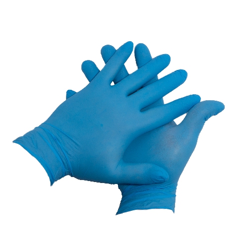 70111008 - 100 Stück Nitril Einweghandschuhe, blau, Größe: M