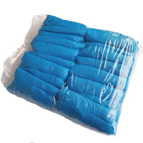 100 Stück Überziehschuhe, 15cm x41cm, blau