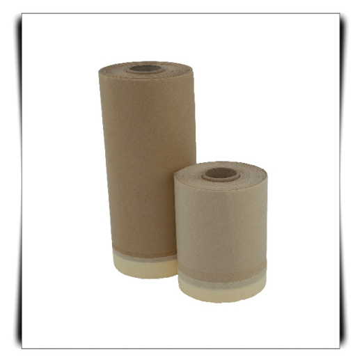 Krepp Klebeband + Masking Abdeckpapier, 150mm x 25m