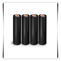 Stretchfolie, schwarz, 50cm x 300m