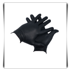 100 Stück Nitril Einweghandschuhe, schwarz, Größe: XL